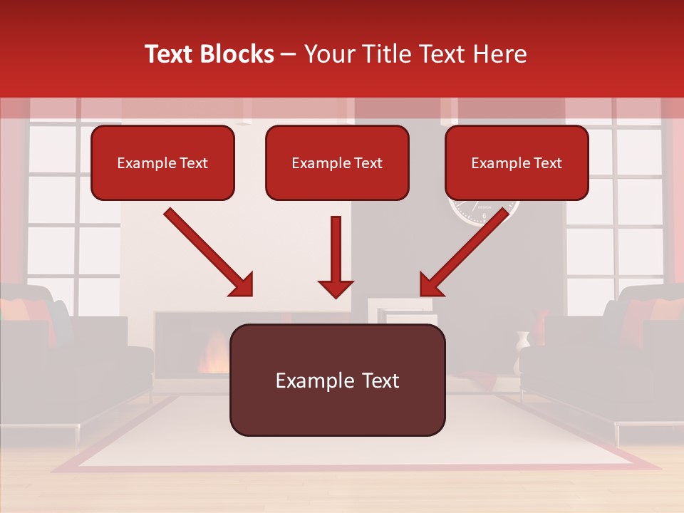 Interior Sit Windows PowerPoint Template