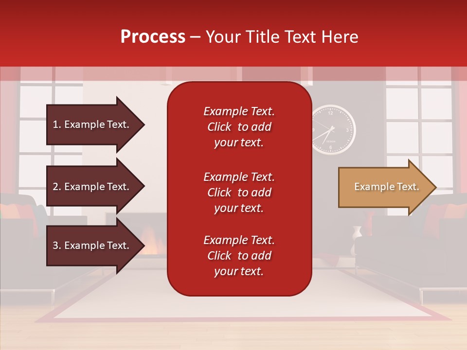 Interior Sit Windows PowerPoint Template
