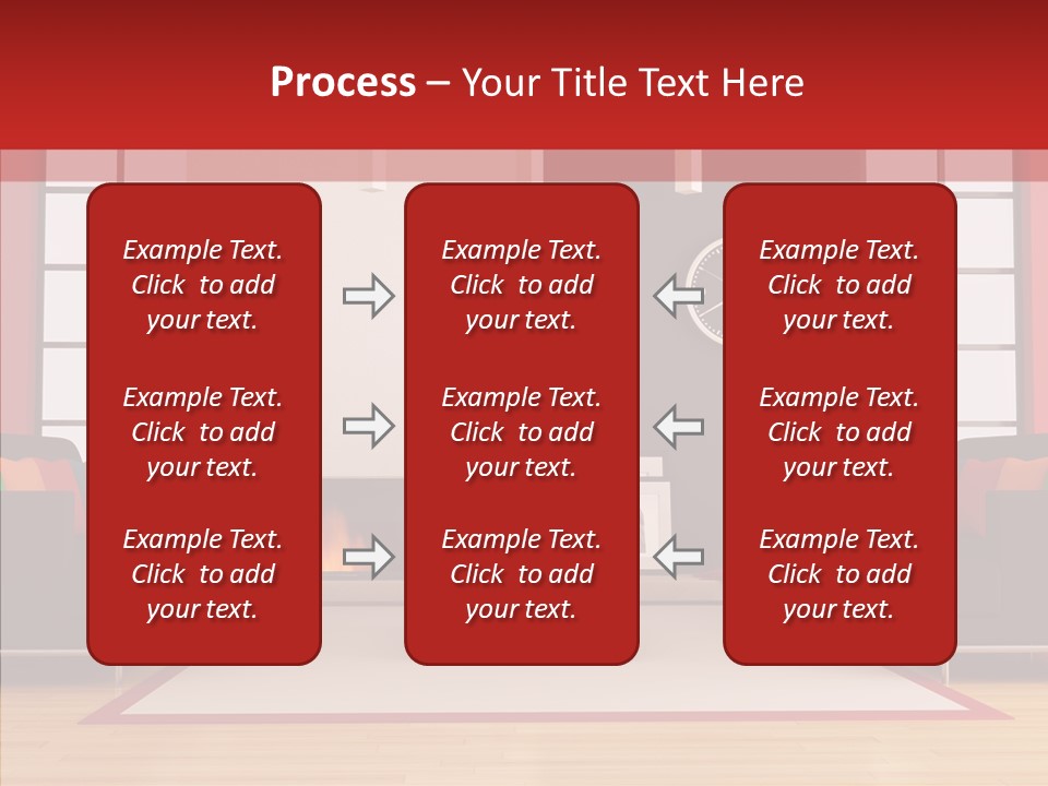 Interior Sit Windows PowerPoint Template
