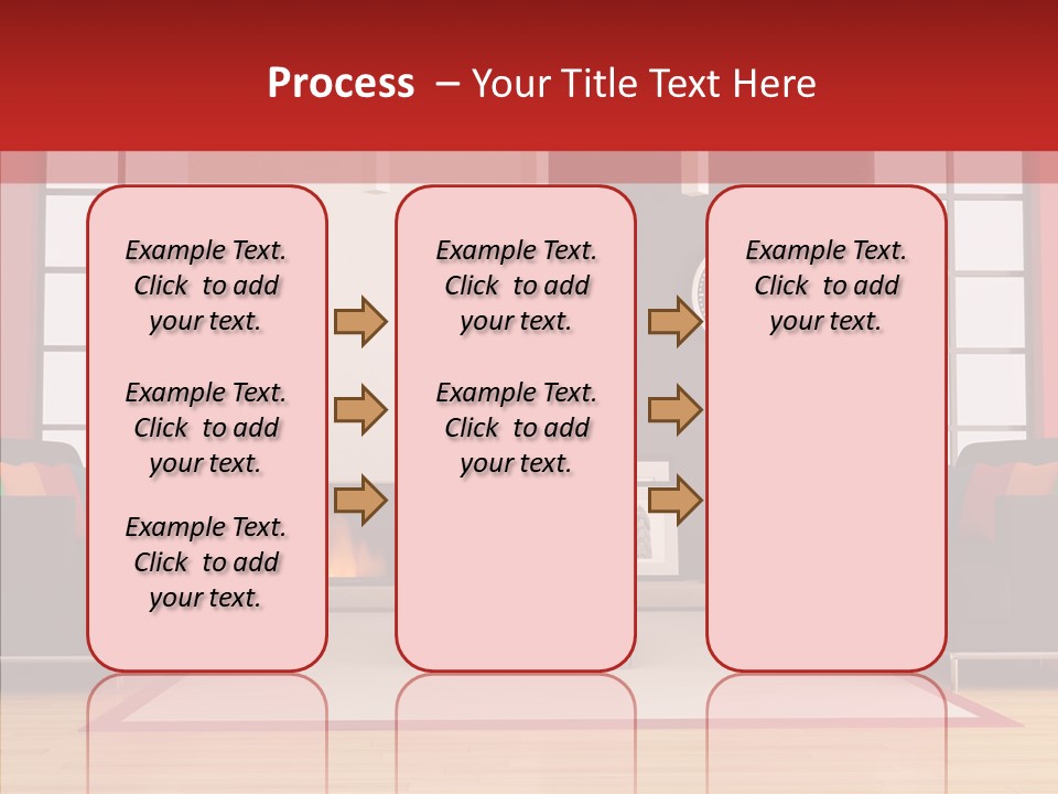 Interior Sit Windows PowerPoint Template