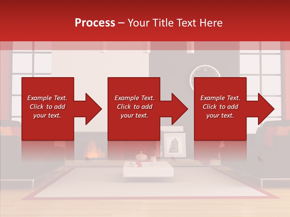 Interior Sit Windows PowerPoint Template
