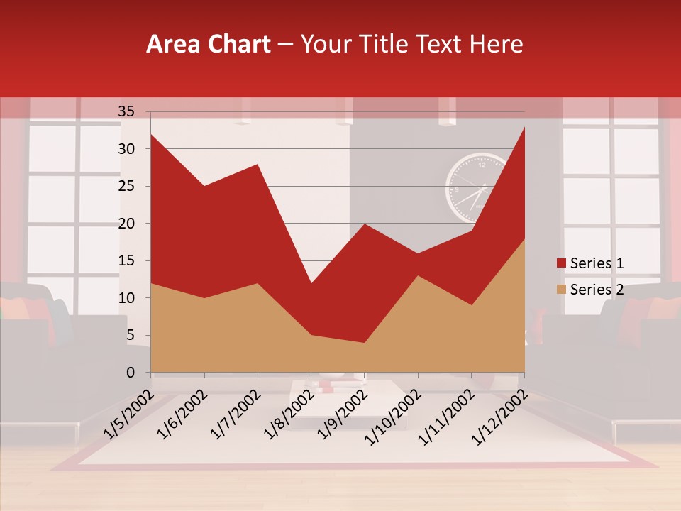Interior Sit Windows PowerPoint Template