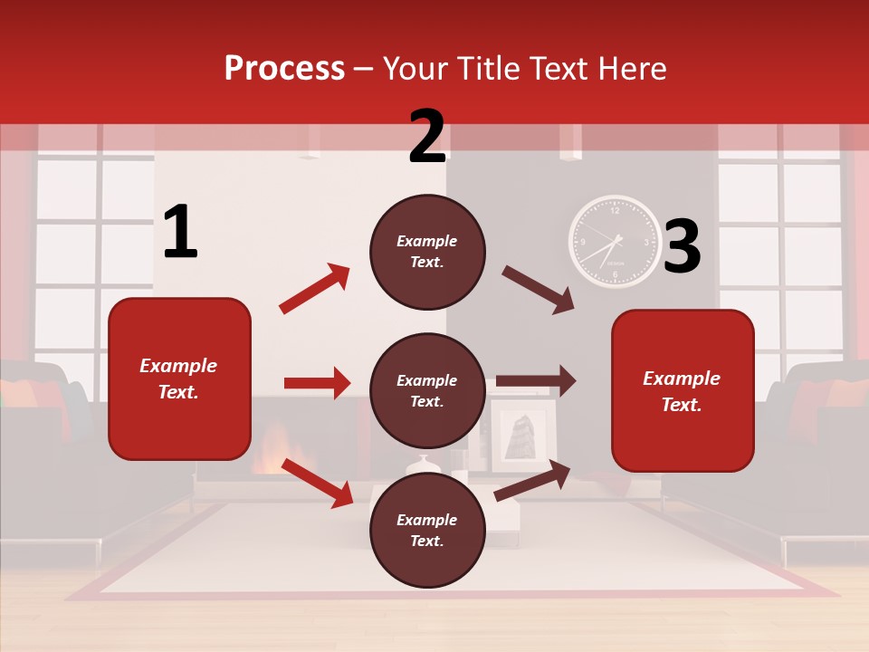 Interior Sit Windows PowerPoint Template