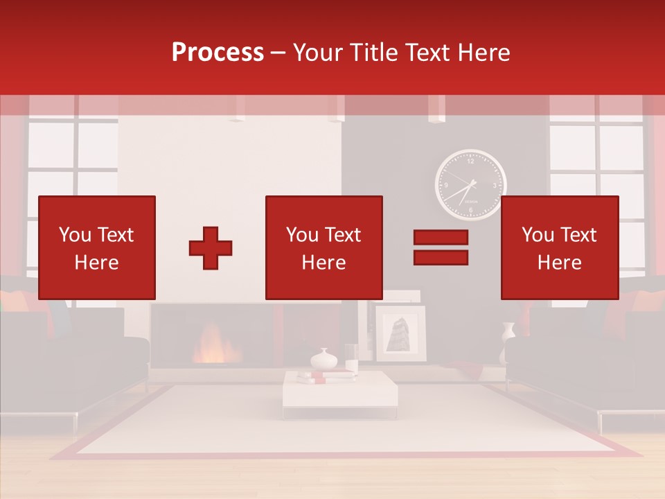 Interior Sit Windows PowerPoint Template