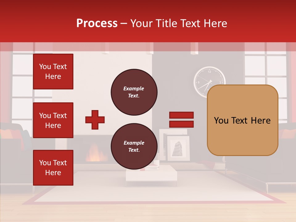Interior Sit Windows PowerPoint Template