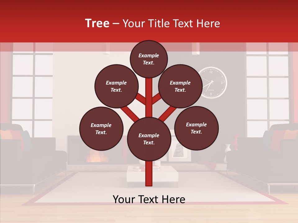 Interior Sit Windows PowerPoint Template