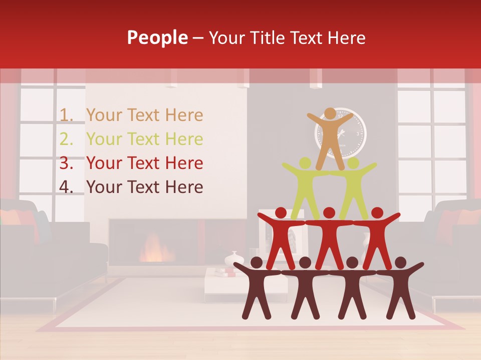 Interior Sit Windows PowerPoint Template