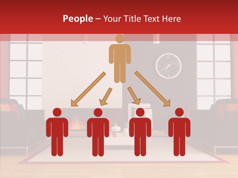 Interior Sit Windows PowerPoint Template