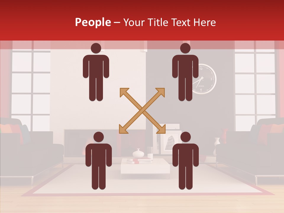 Interior Sit Windows PowerPoint Template