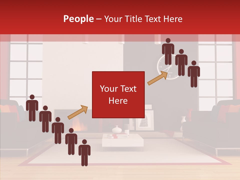 Interior Sit Windows PowerPoint Template