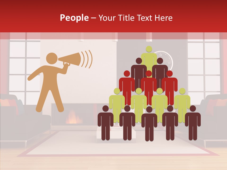 Interior Sit Windows PowerPoint Template