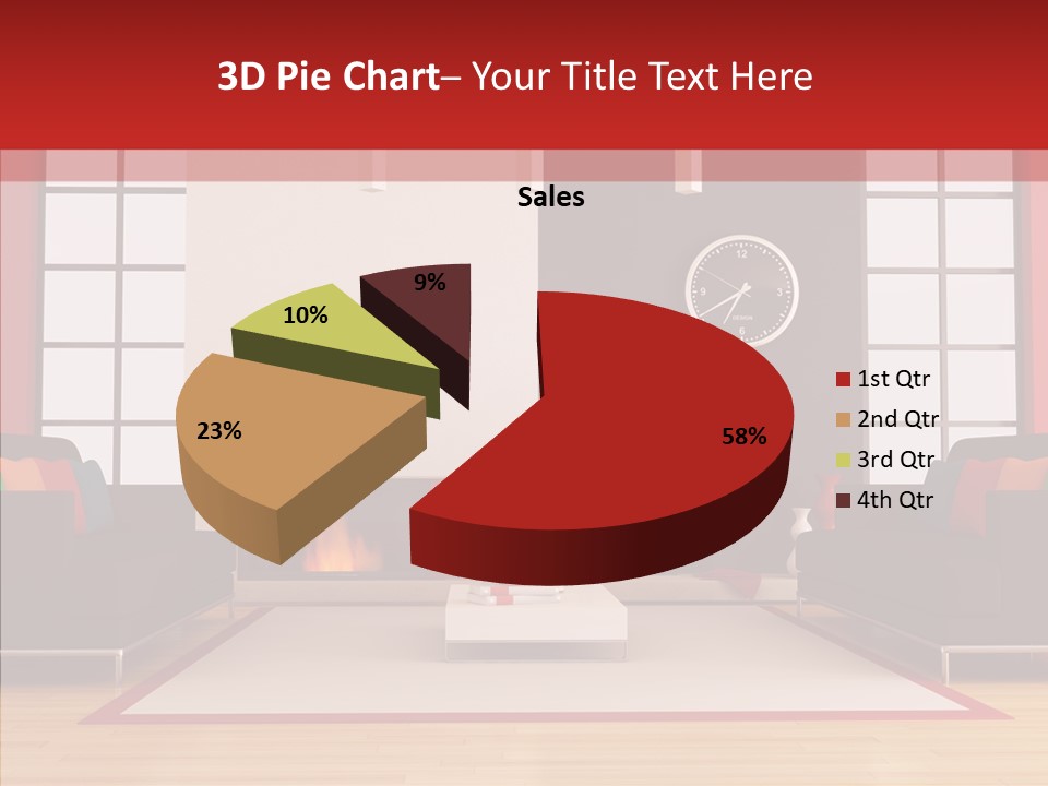 Interior Sit Windows PowerPoint Template