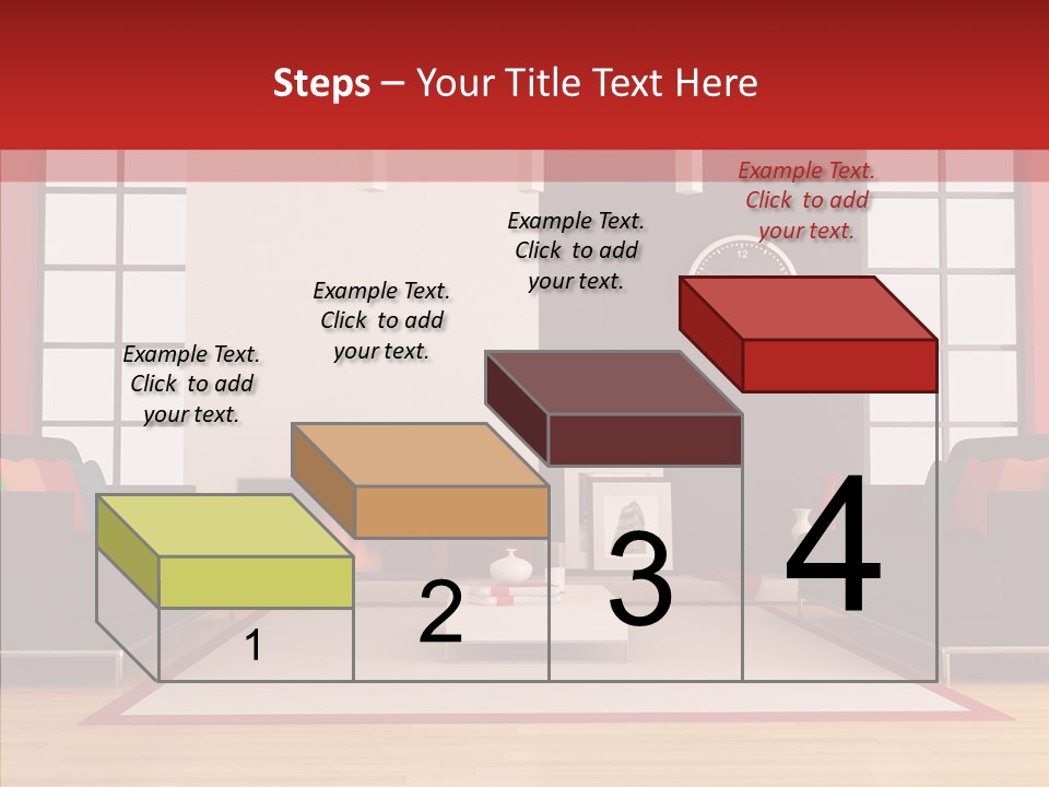 Interior Sit Windows PowerPoint Template