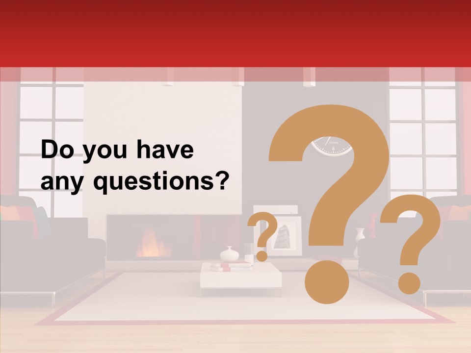 Interior Sit Windows PowerPoint Template