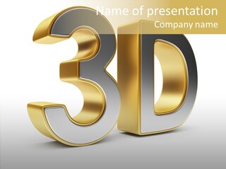 Three Dimensional Large Leisure PowerPoint Template