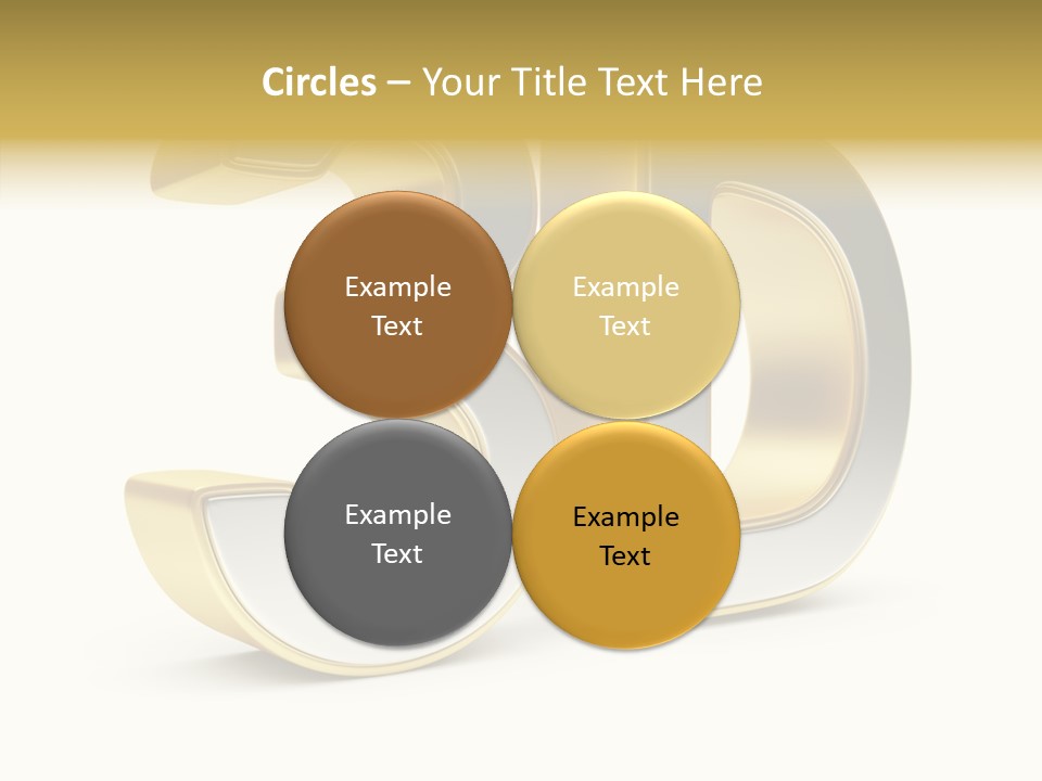 Three Dimensional Large Leisure PowerPoint Template