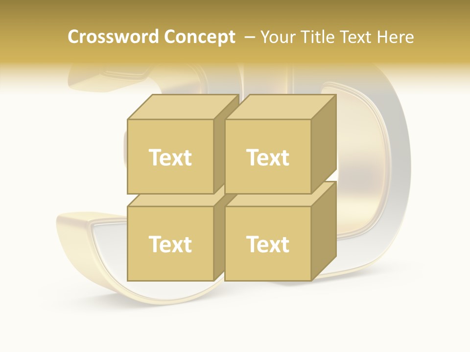 Three Dimensional Large Leisure PowerPoint Template