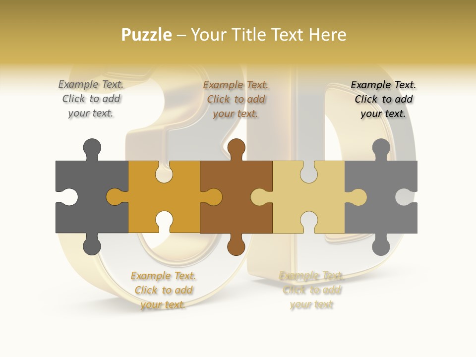 Three Dimensional Large Leisure PowerPoint Template