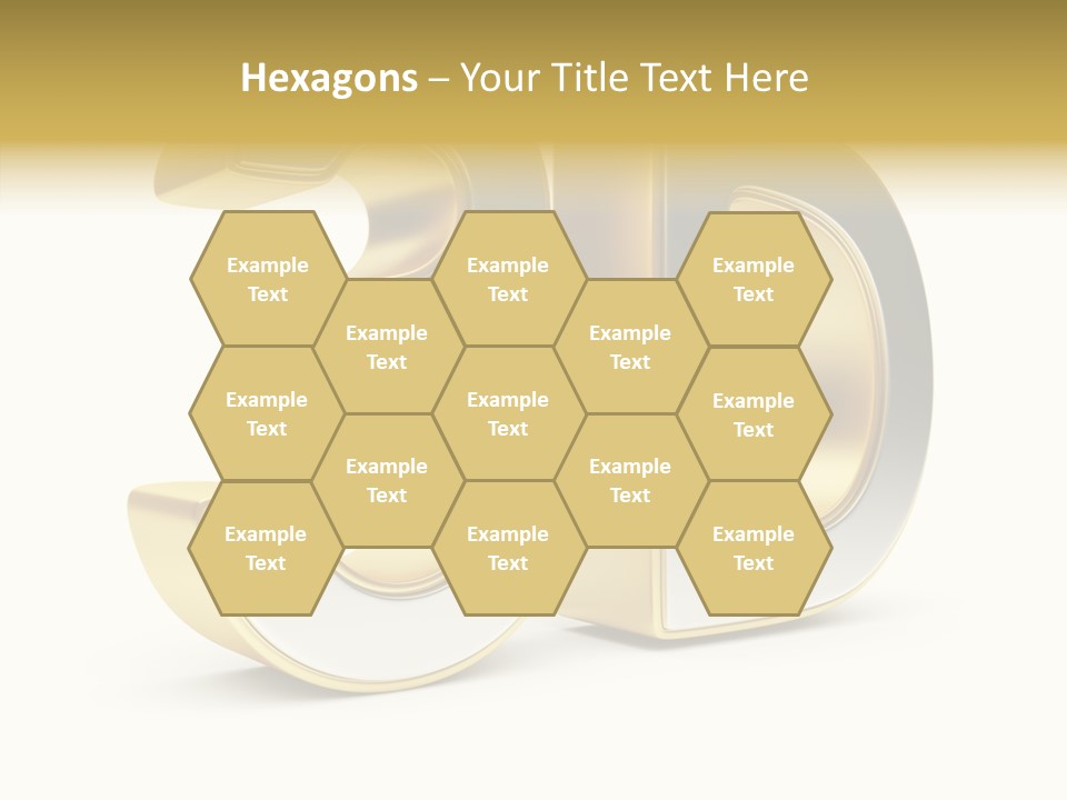 Three Dimensional Large Leisure PowerPoint Template