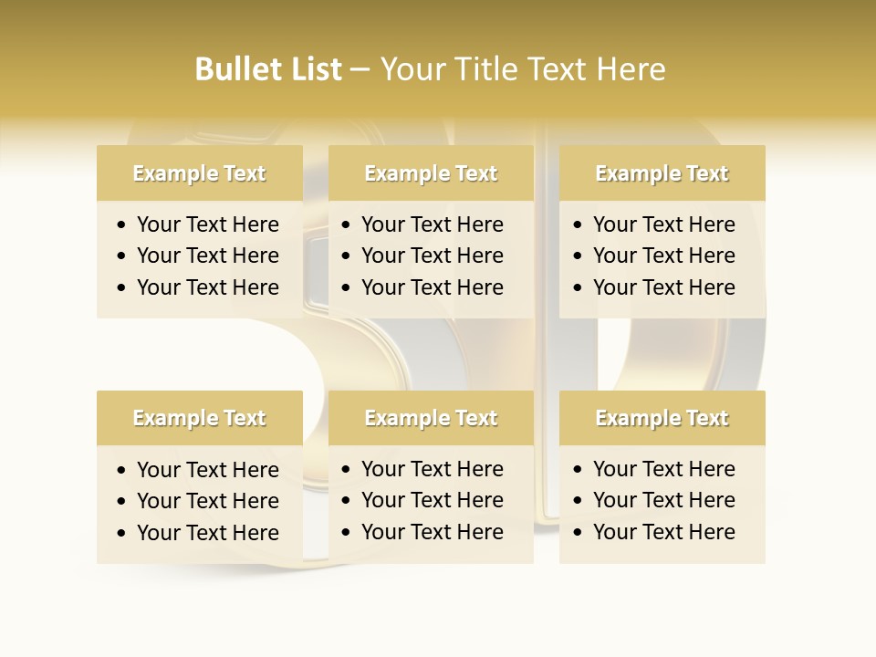 Three Dimensional Large Leisure PowerPoint Template
