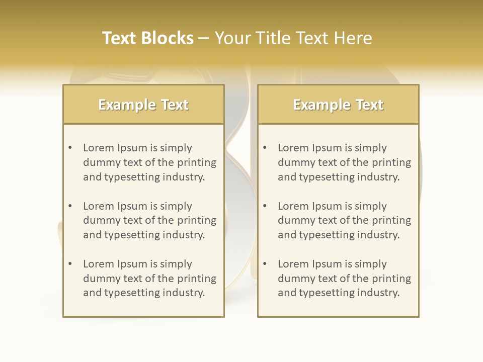 Three Dimensional Large Leisure PowerPoint Template