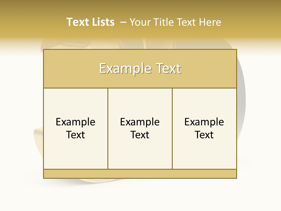Three Dimensional Large Leisure PowerPoint Template