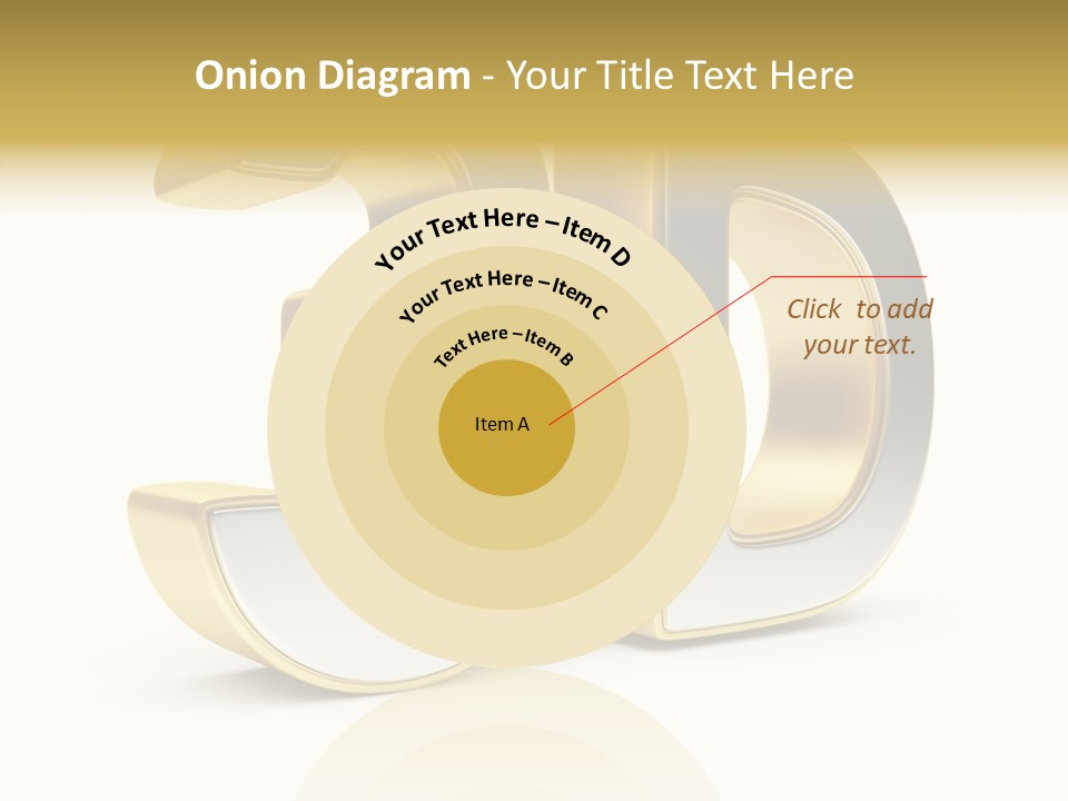 Three Dimensional Large Leisure PowerPoint Template