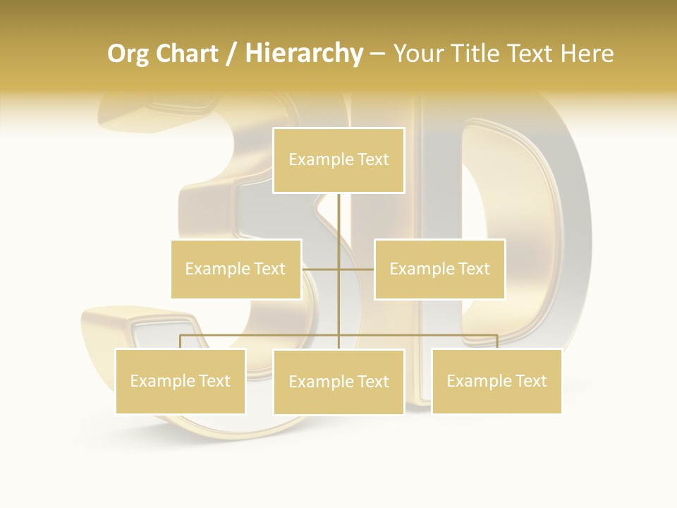 Three Dimensional Large Leisure PowerPoint Template