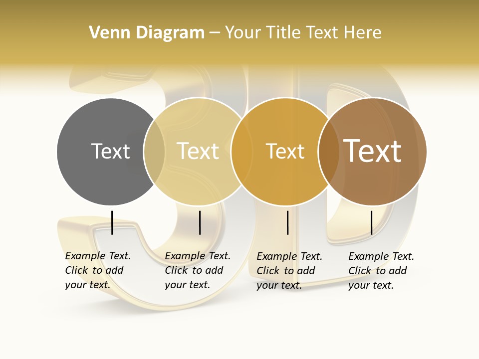 Three Dimensional Large Leisure PowerPoint Template
