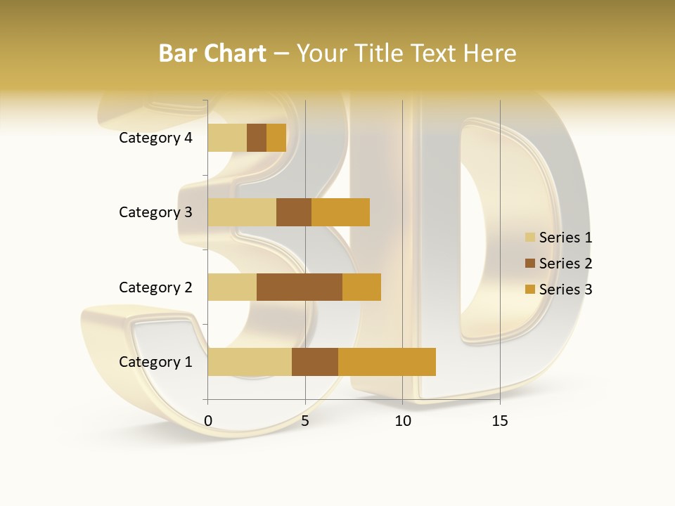 Three Dimensional Large Leisure PowerPoint Template