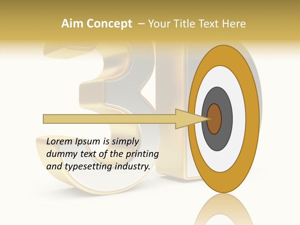 Three Dimensional Large Leisure PowerPoint Template