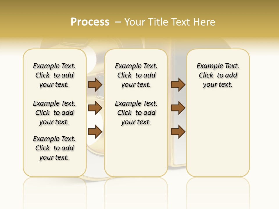 Three Dimensional Large Leisure PowerPoint Template