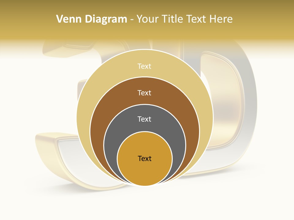 Three Dimensional Large Leisure PowerPoint Template