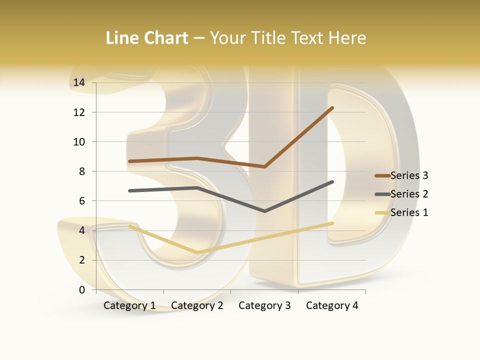 Three Dimensional Large Leisure PowerPoint Template
