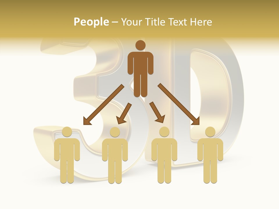 Three Dimensional Large Leisure PowerPoint Template