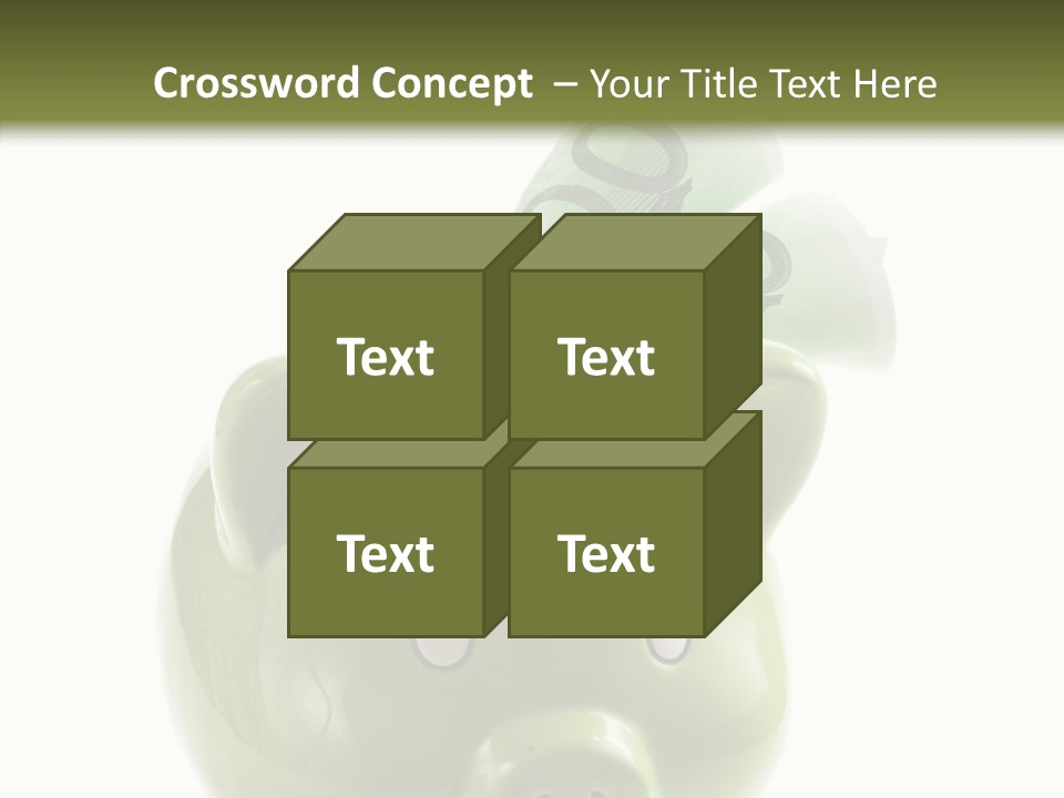 Union Coin Folded PowerPoint Template