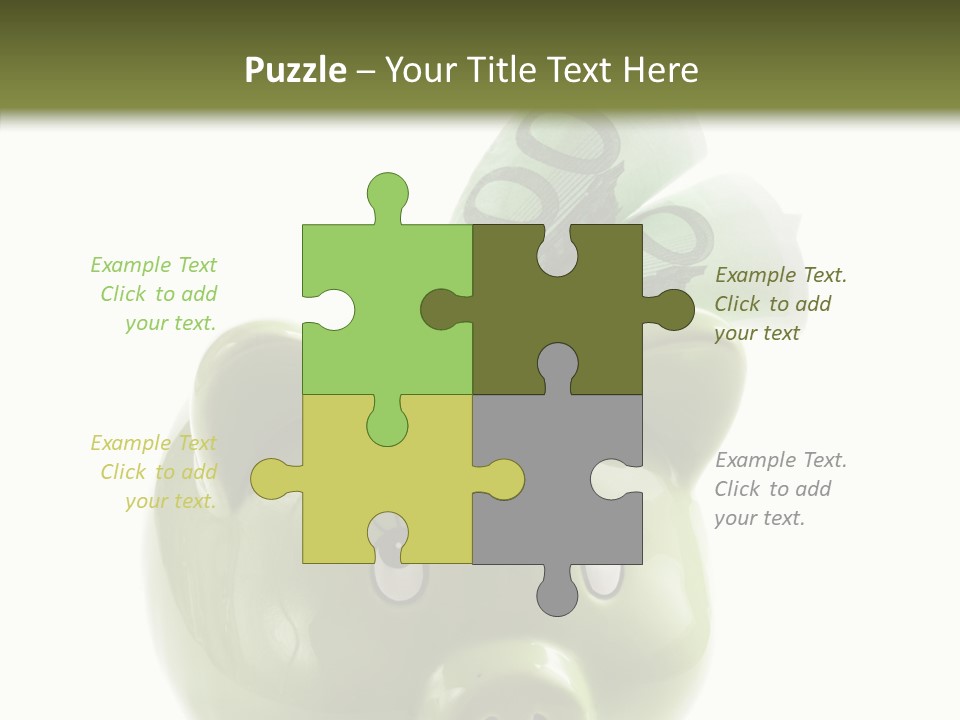 Union Coin Folded PowerPoint Template