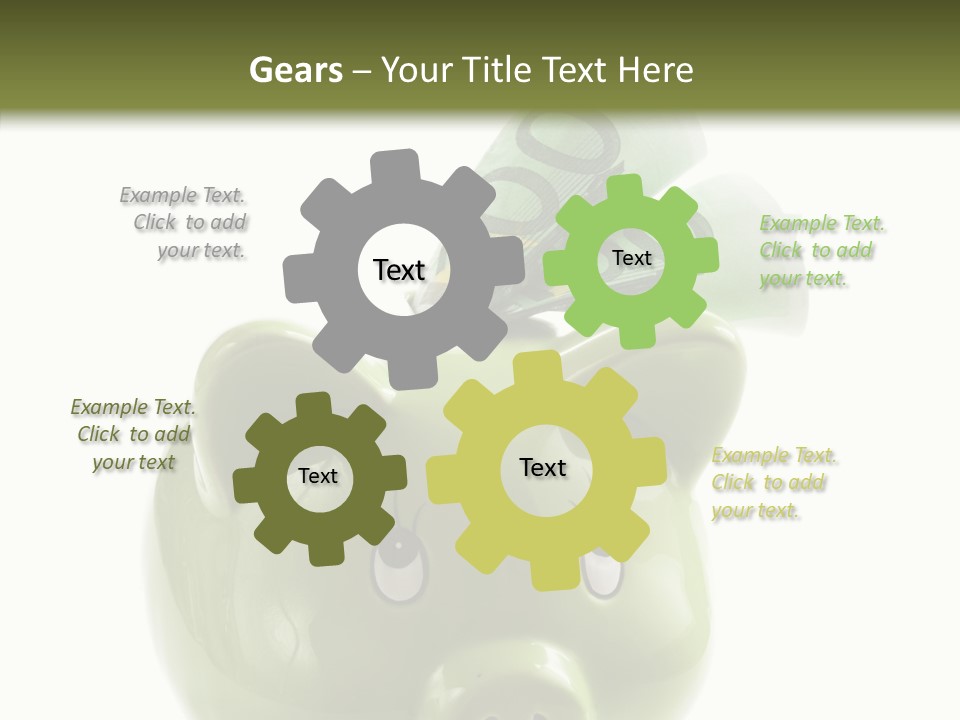 Union Coin Folded PowerPoint Template