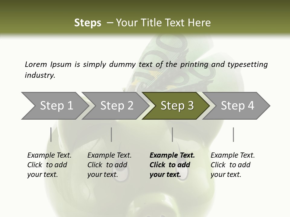 Union Coin Folded PowerPoint Template