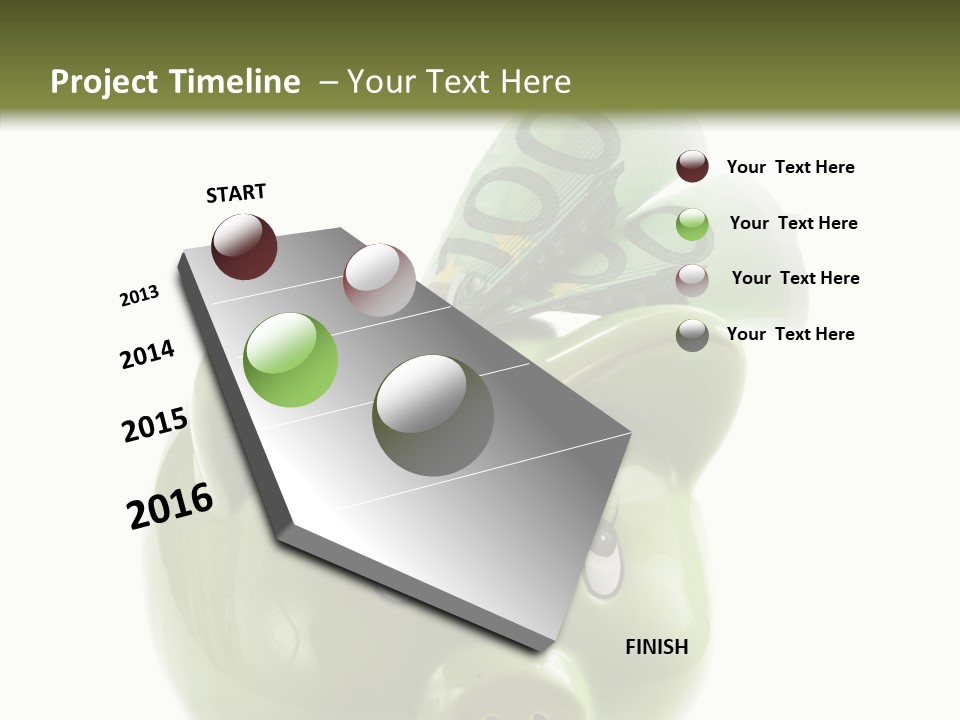 Union Coin Folded PowerPoint Template