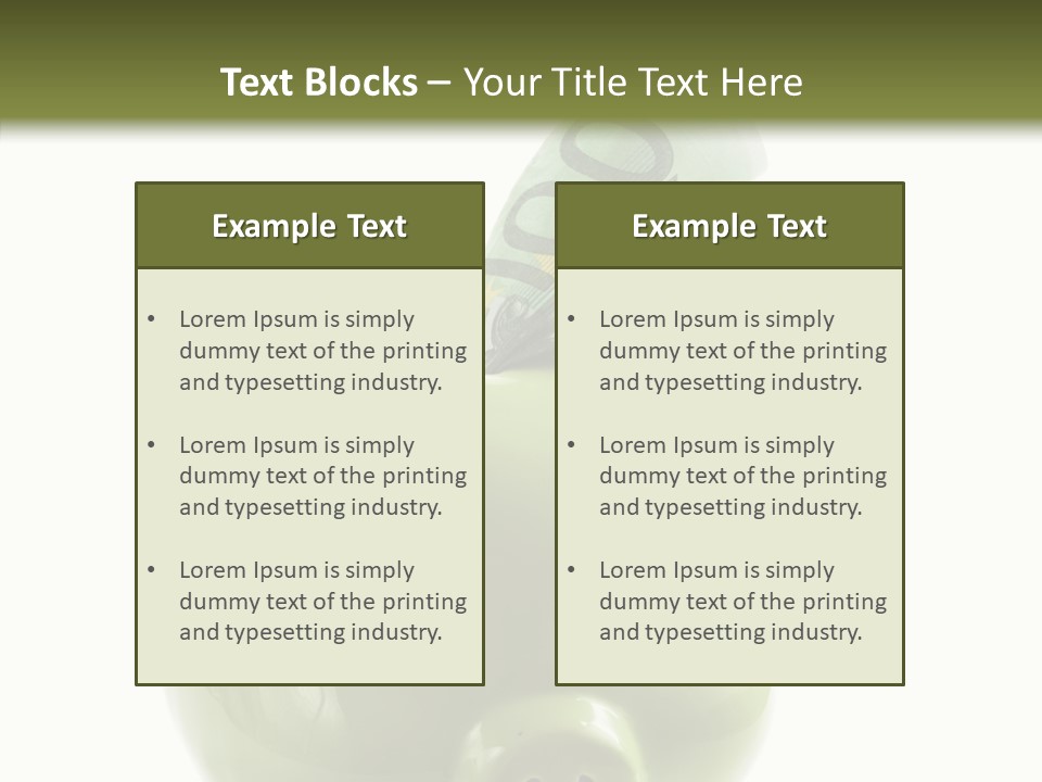 Union Coin Folded PowerPoint Template