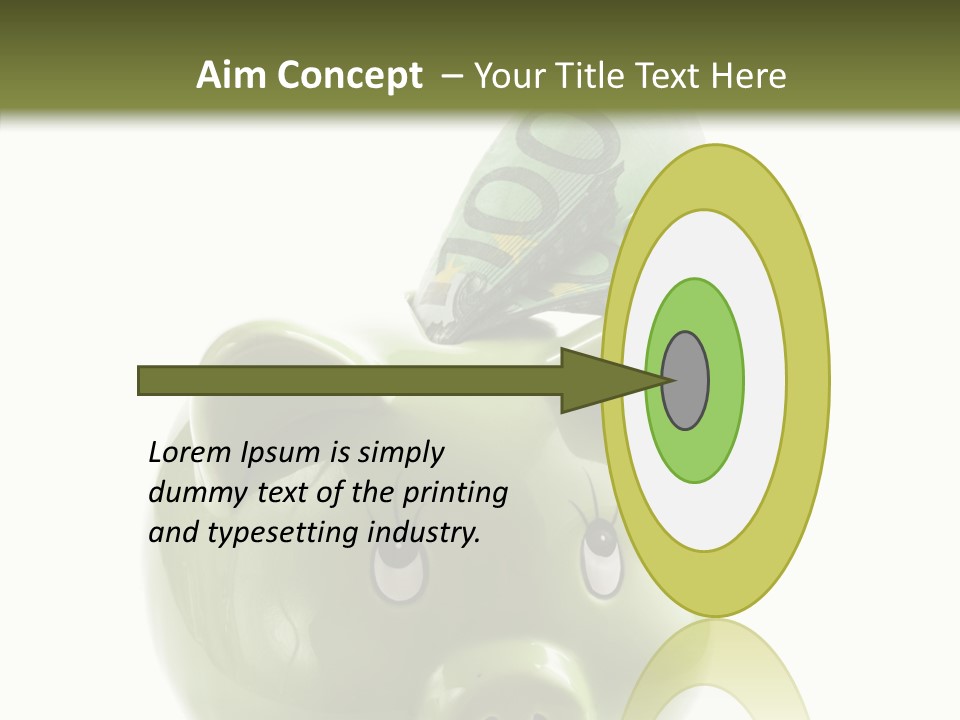 Union Coin Folded PowerPoint Template