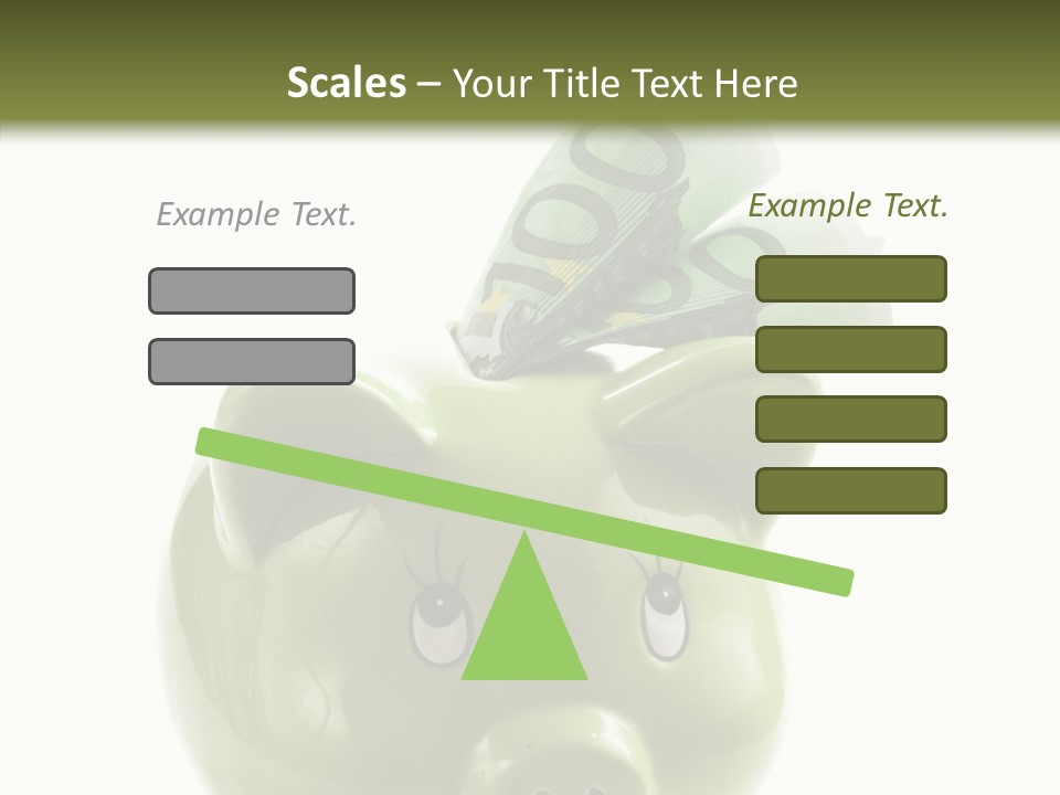 Union Coin Folded PowerPoint Template