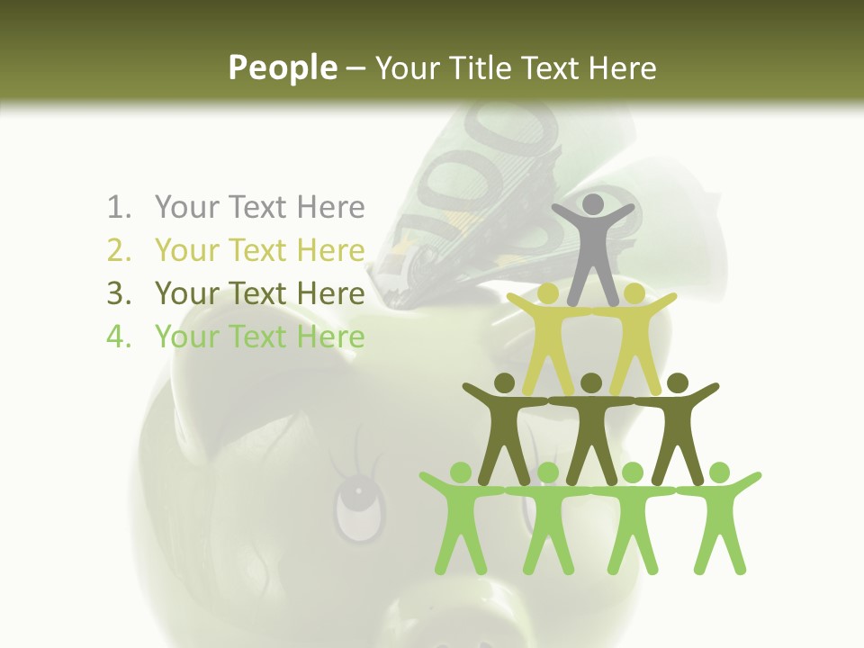 Union Coin Folded PowerPoint Template