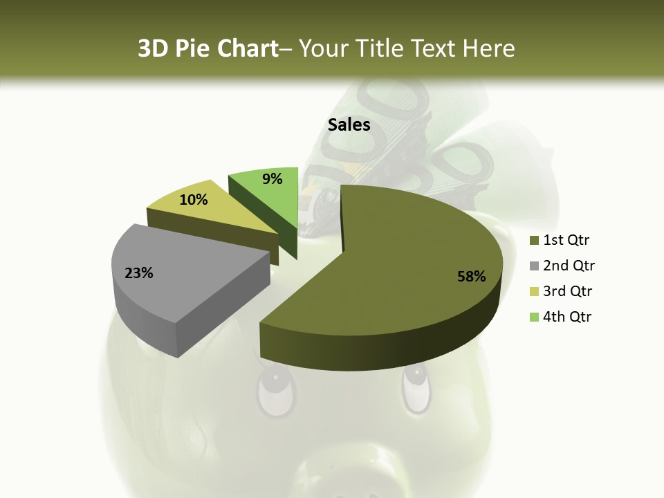 Union Coin Folded PowerPoint Template