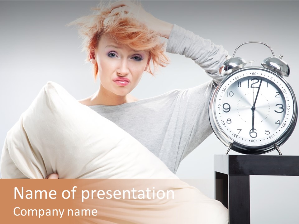 Watch Asleep Dream PowerPoint Template