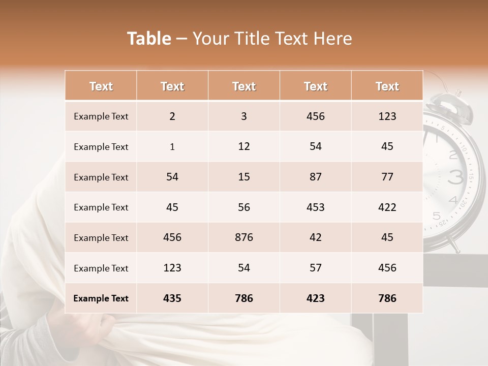 Watch Asleep Dream PowerPoint Template