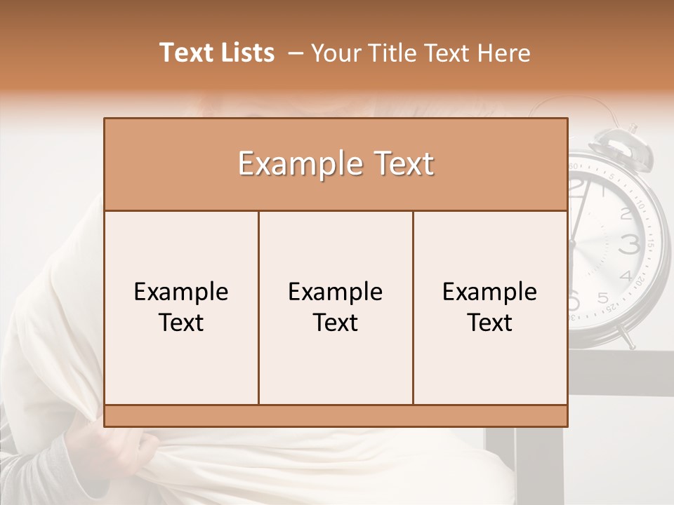 Watch Asleep Dream PowerPoint Template