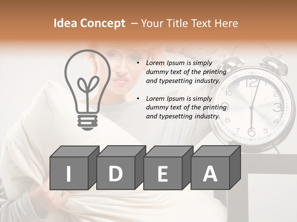 Watch Asleep Dream PowerPoint Template