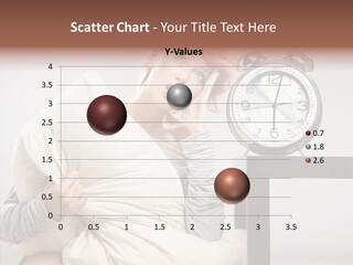 Caucasian Clock Bedding PowerPoint Template